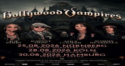 Time for Metal - Hollywood Vampires: für Hamburg ist am 30.08.2026 ein besonderer Abend geplant