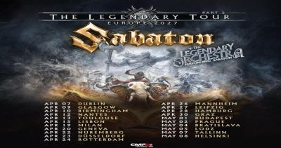 Time for Metal - Sabaton kündigen „The Legendary Tour- Part 2“ für 2027 an