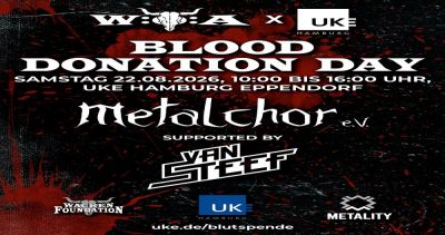 Wacken Open Air und das UKE Hamburg rufen gemeinsam zum "Blood Donation Day" auf !