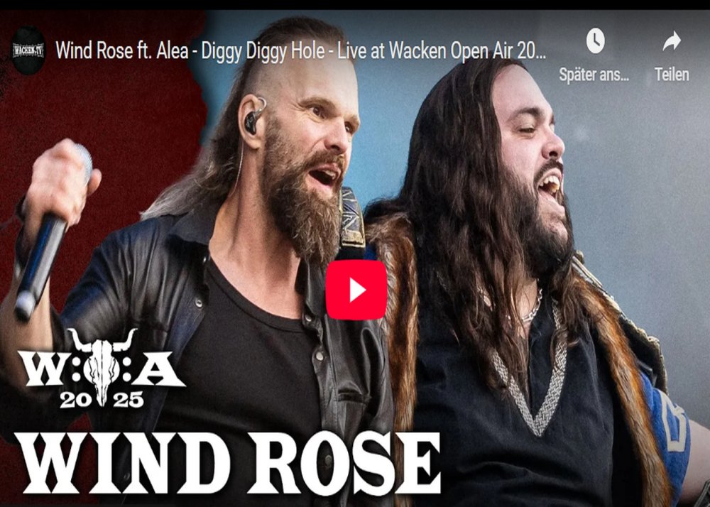 Wind Rose ft. Alea - Diggy Diggy Hole - Live at Wacken Open Air 2025
