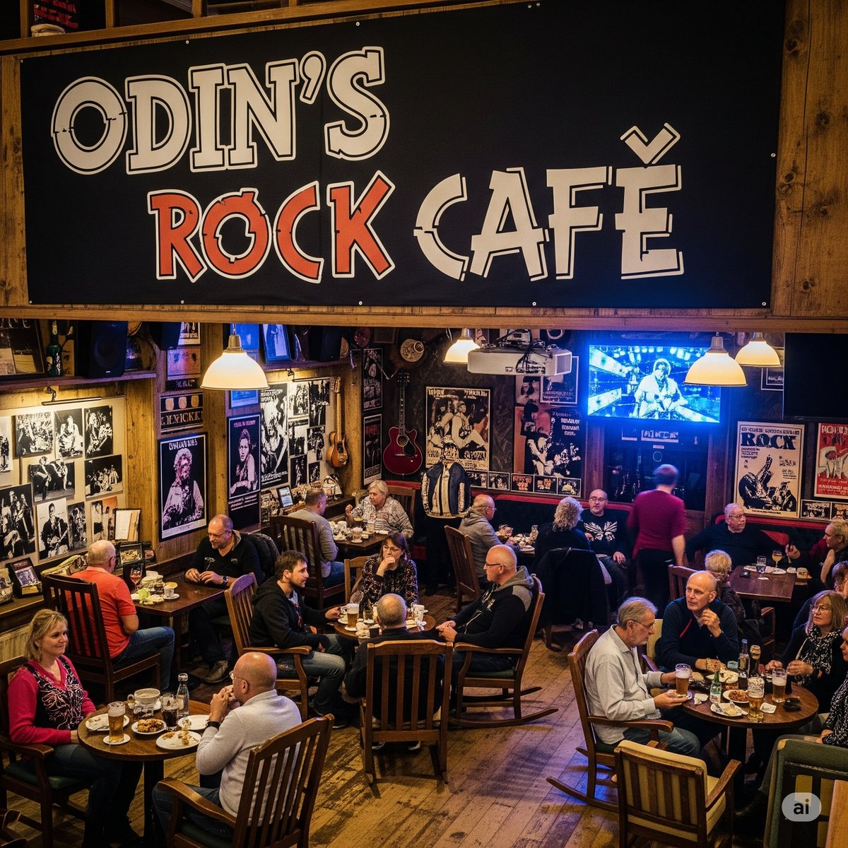 Das Rock-Cafe mit Odin